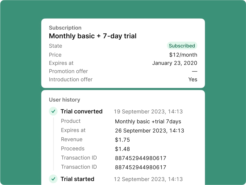 User Attribution Monthly Basic